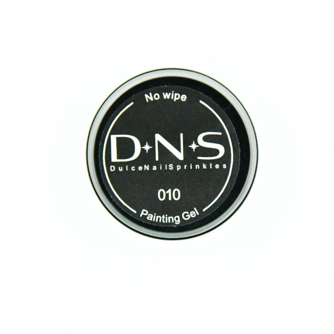Nail Art Pot #010, Black